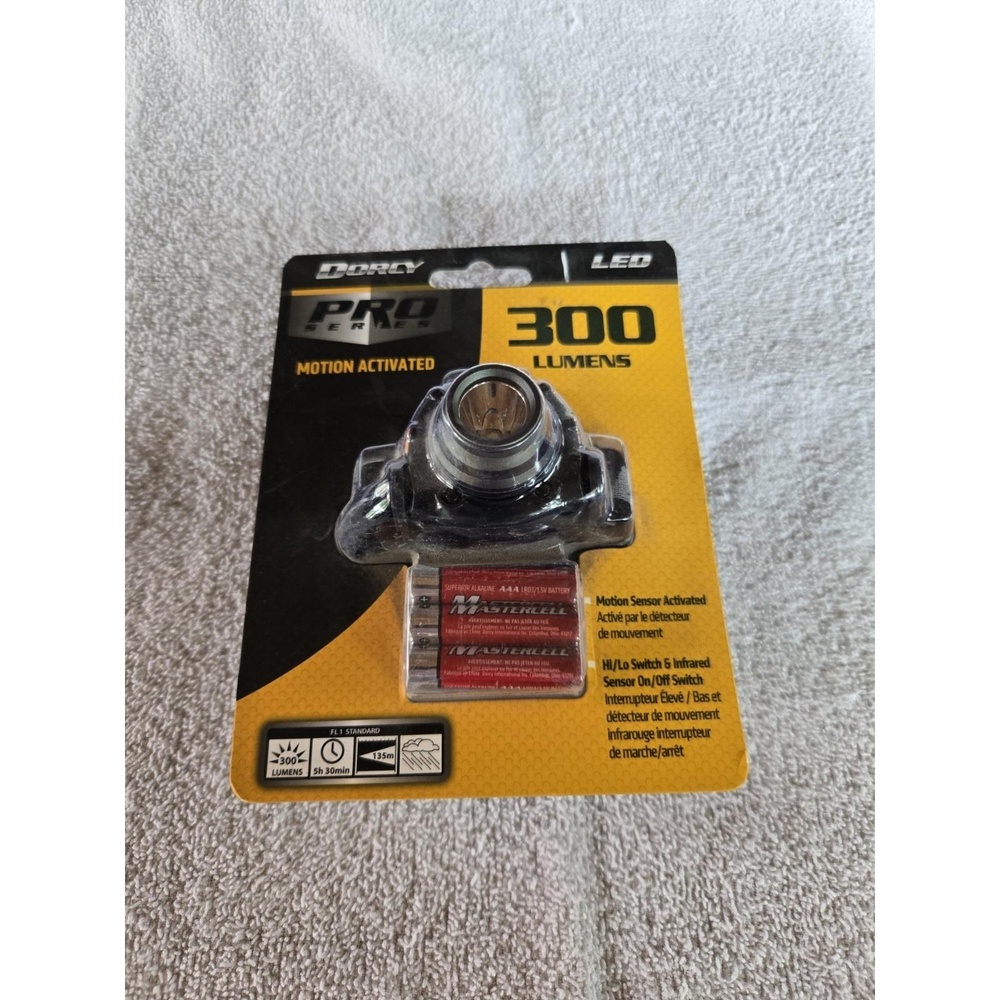 Dorcy 41-2104 300 Lumen Motion Sensor LED Headlamp